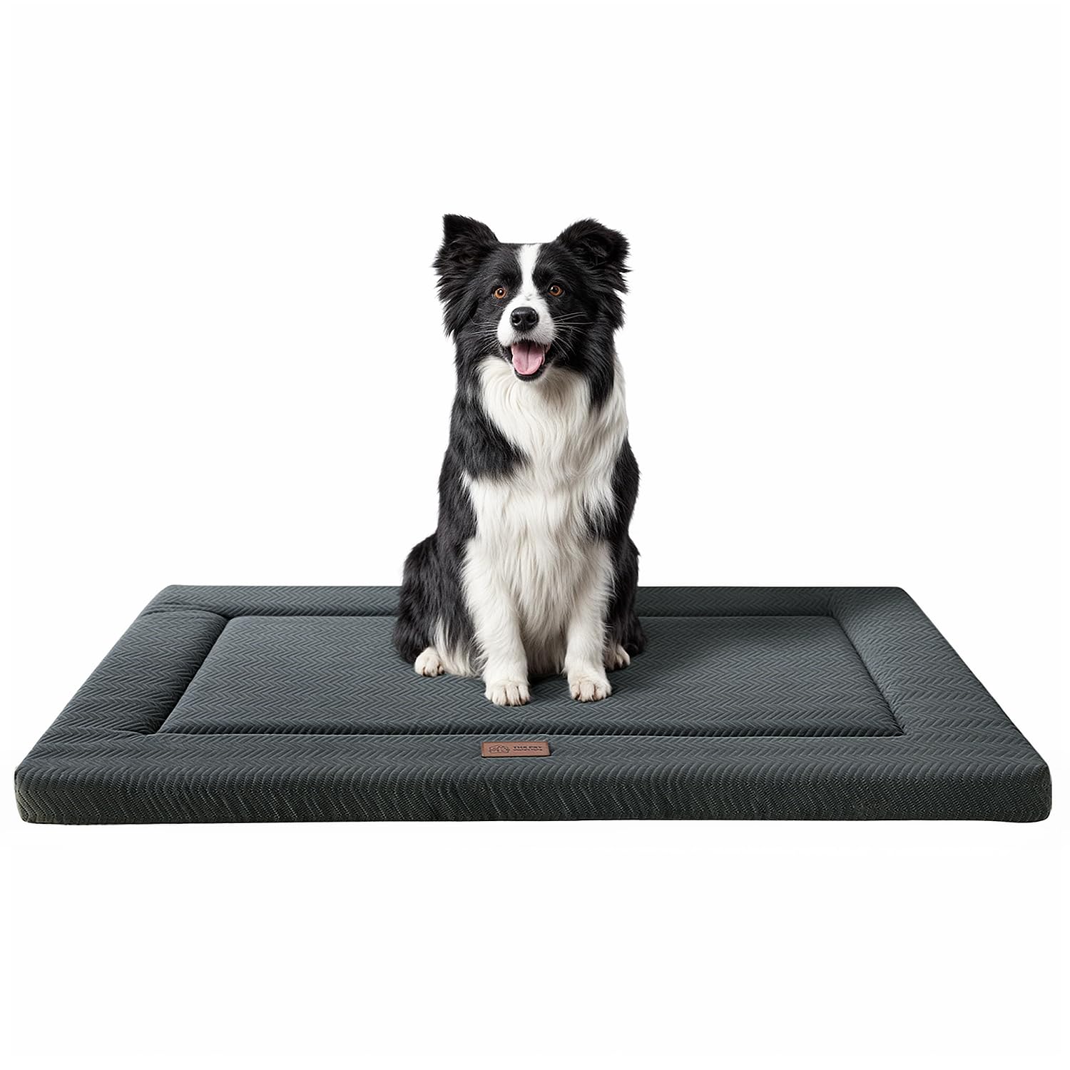 WESTERN HOME dog bed crate soft-plush surface supports cozy naps.