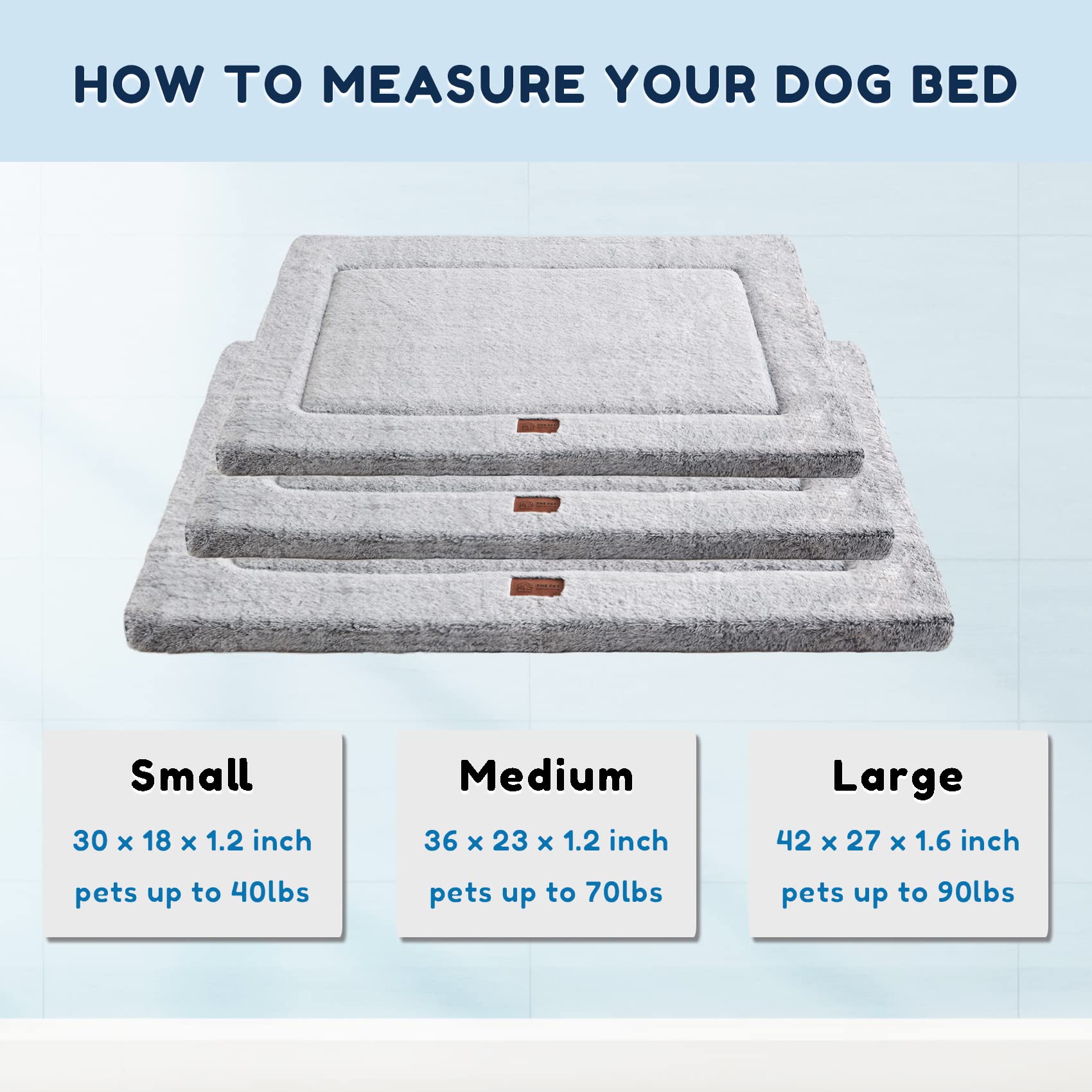 WESTERN HOME dog bed uses high resilience foam for lasting comfort and support.
