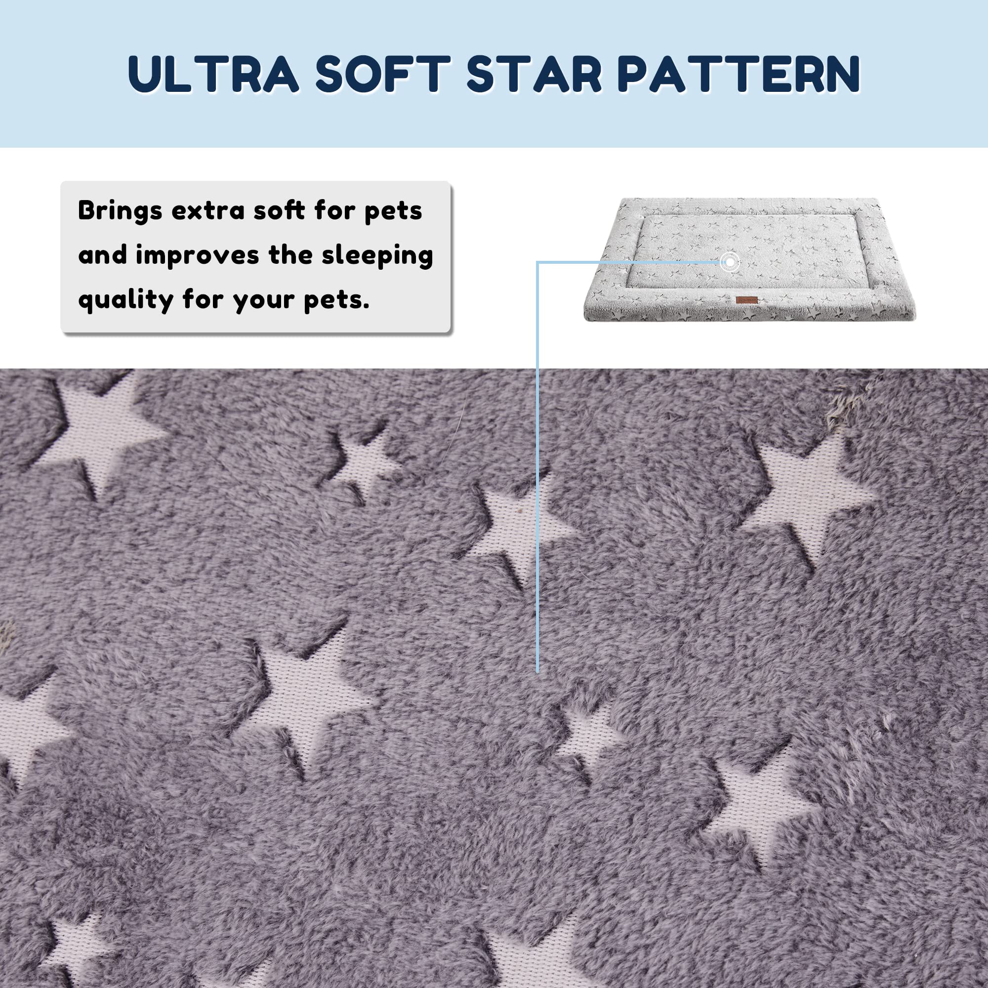 WESTERN HOME dog bed machine washable for easy cleaning