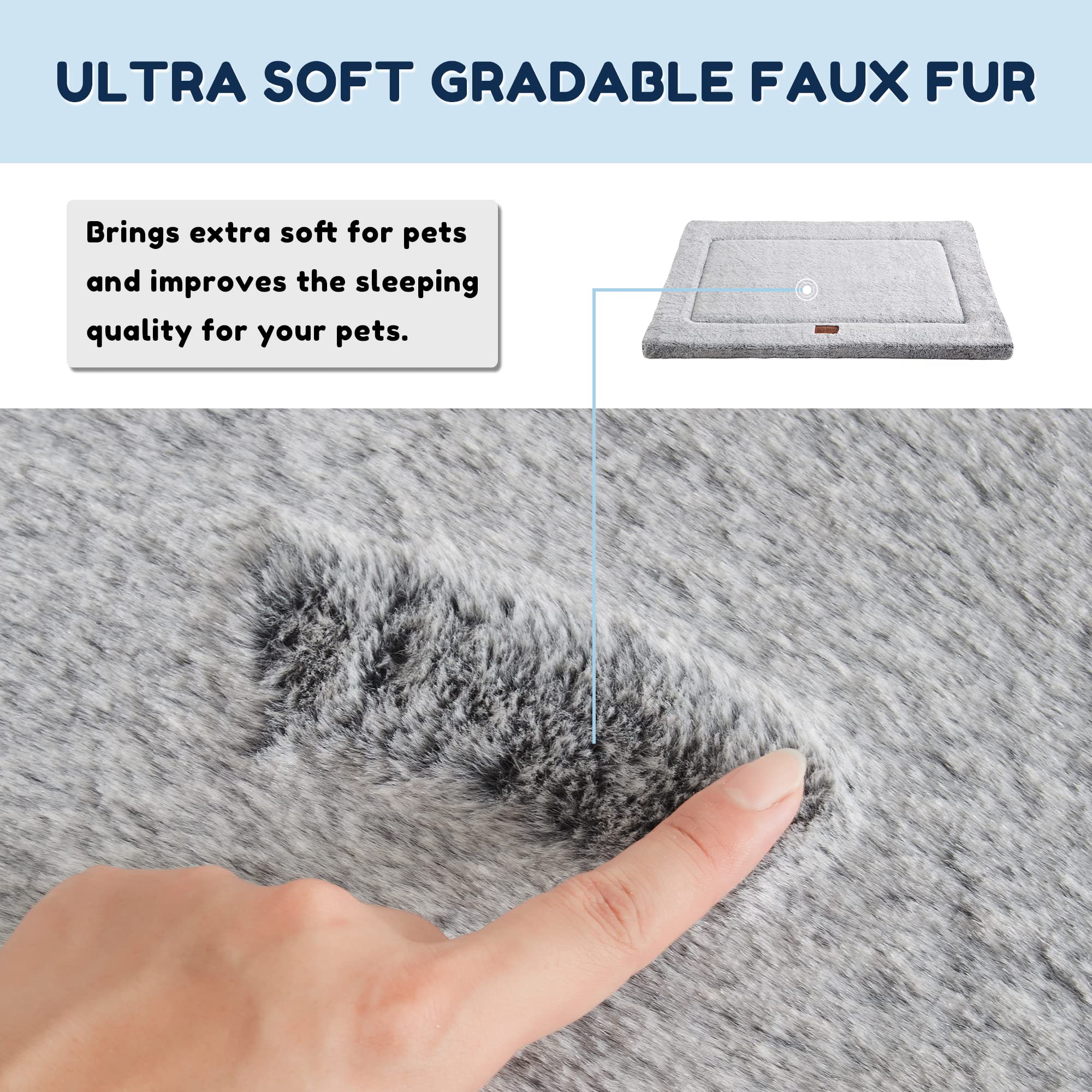WESTERN HOME dog bed suits multiple spaces for indoor kennels, cars, and patios.