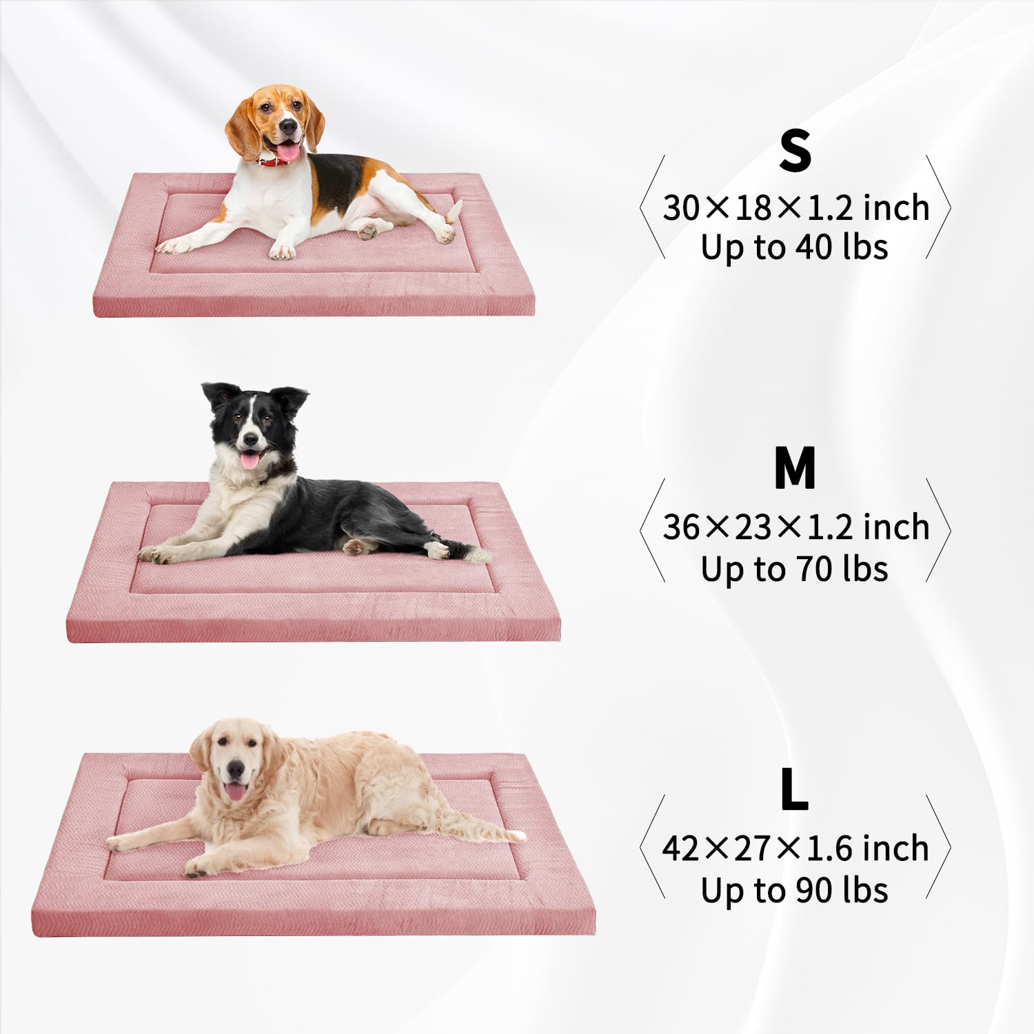 Western Home dog bed multiple-sizes fits crates, floors, and car seats