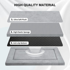 WESTERN HOME dog bed foam provides long-lasting cushioning for joints