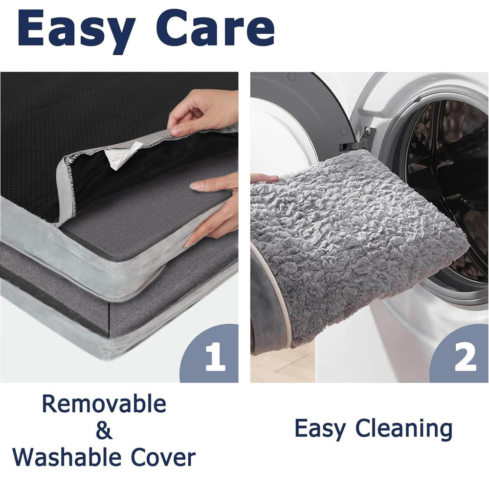 WESTERN HOME dog bed sleep surface in ultra-soft fleece for cozy lounging.