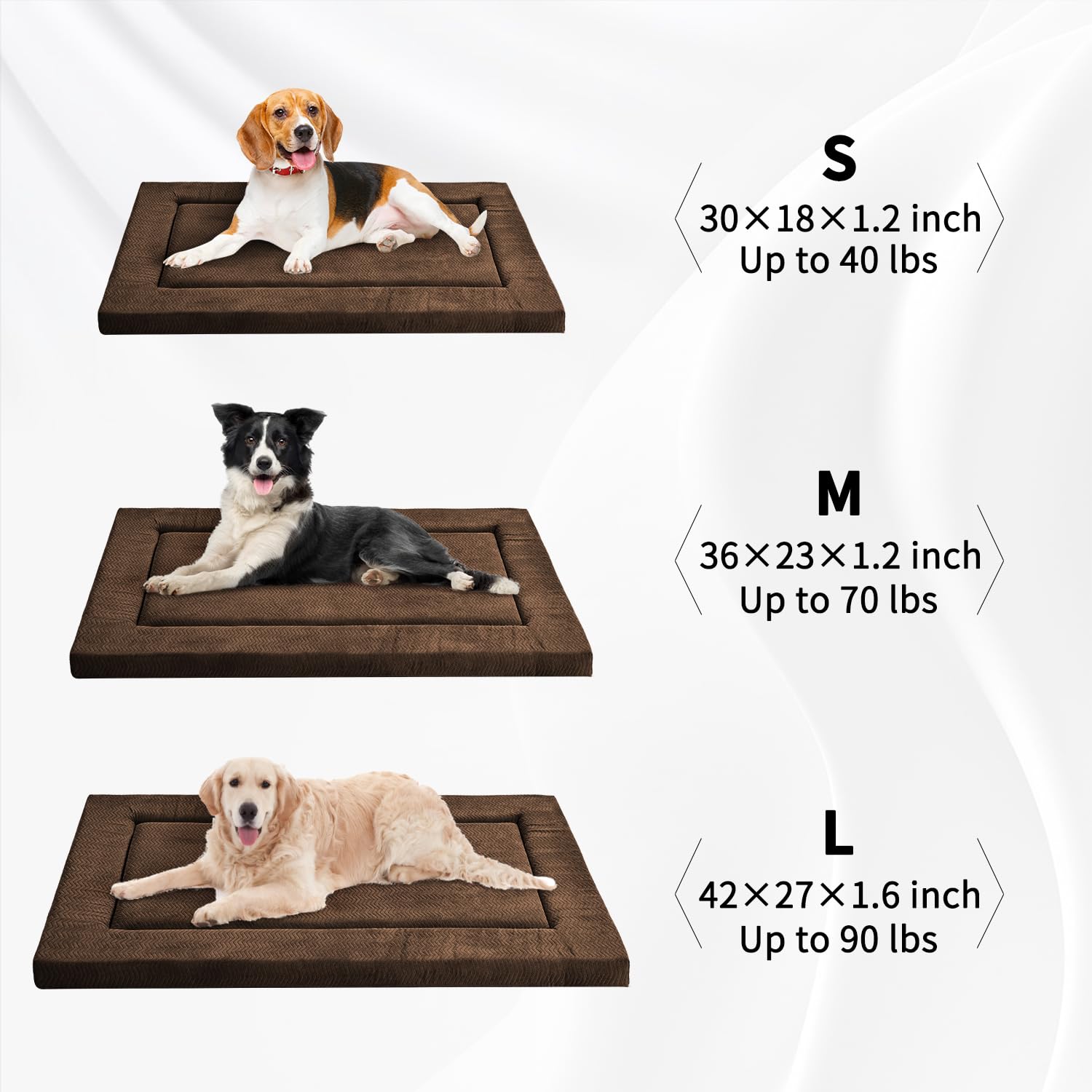 WESTERN HOME Dog Bed care image indicates machine-washable fabric and quick maintenance.