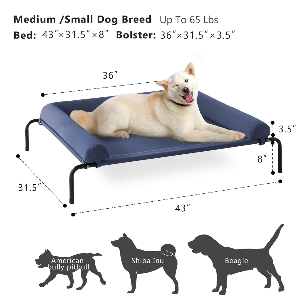 WESTERN HOME quick assembly portable elevated bed ideal for travel