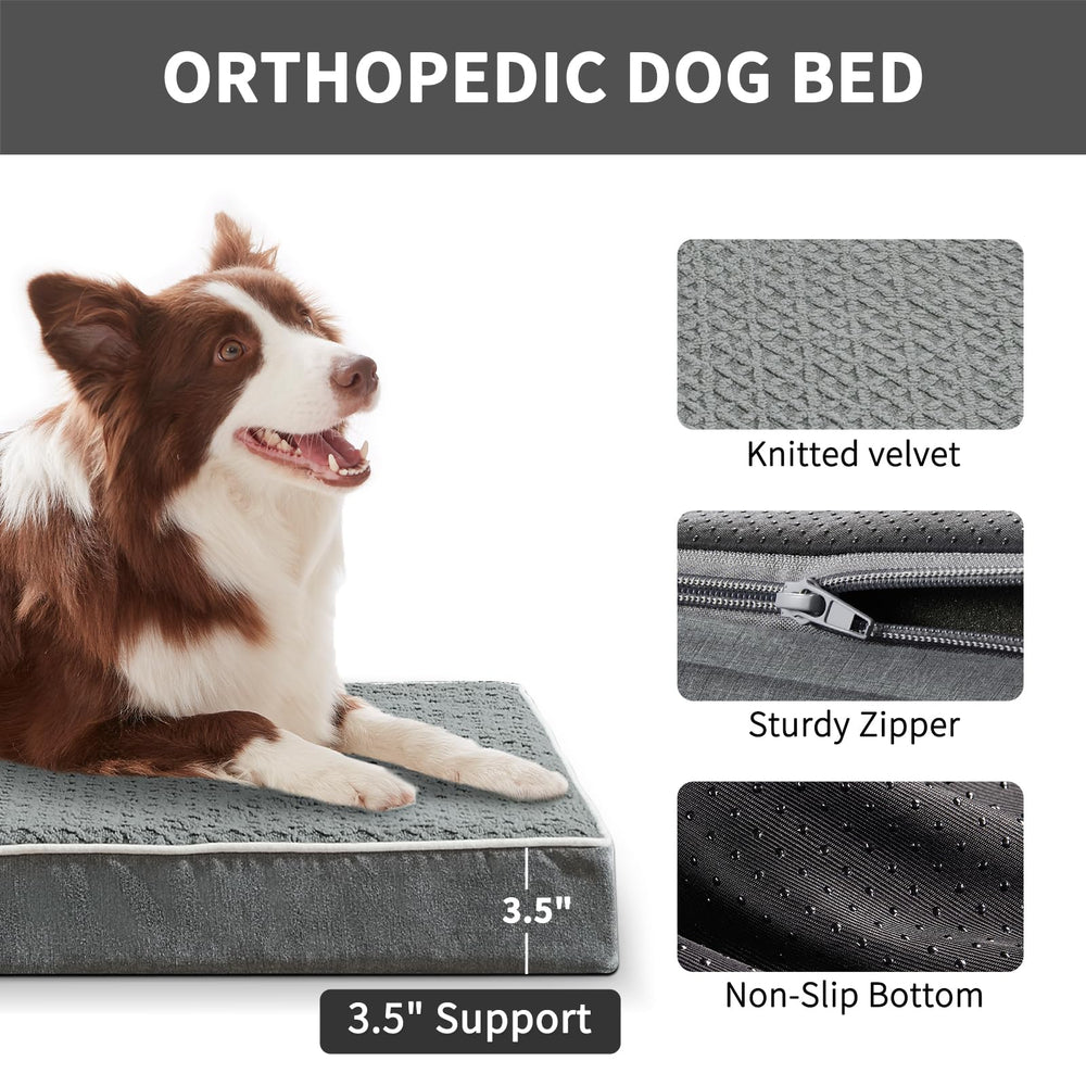 WESTERN HOME large dog bed waterproof cover keeps the crate dry.