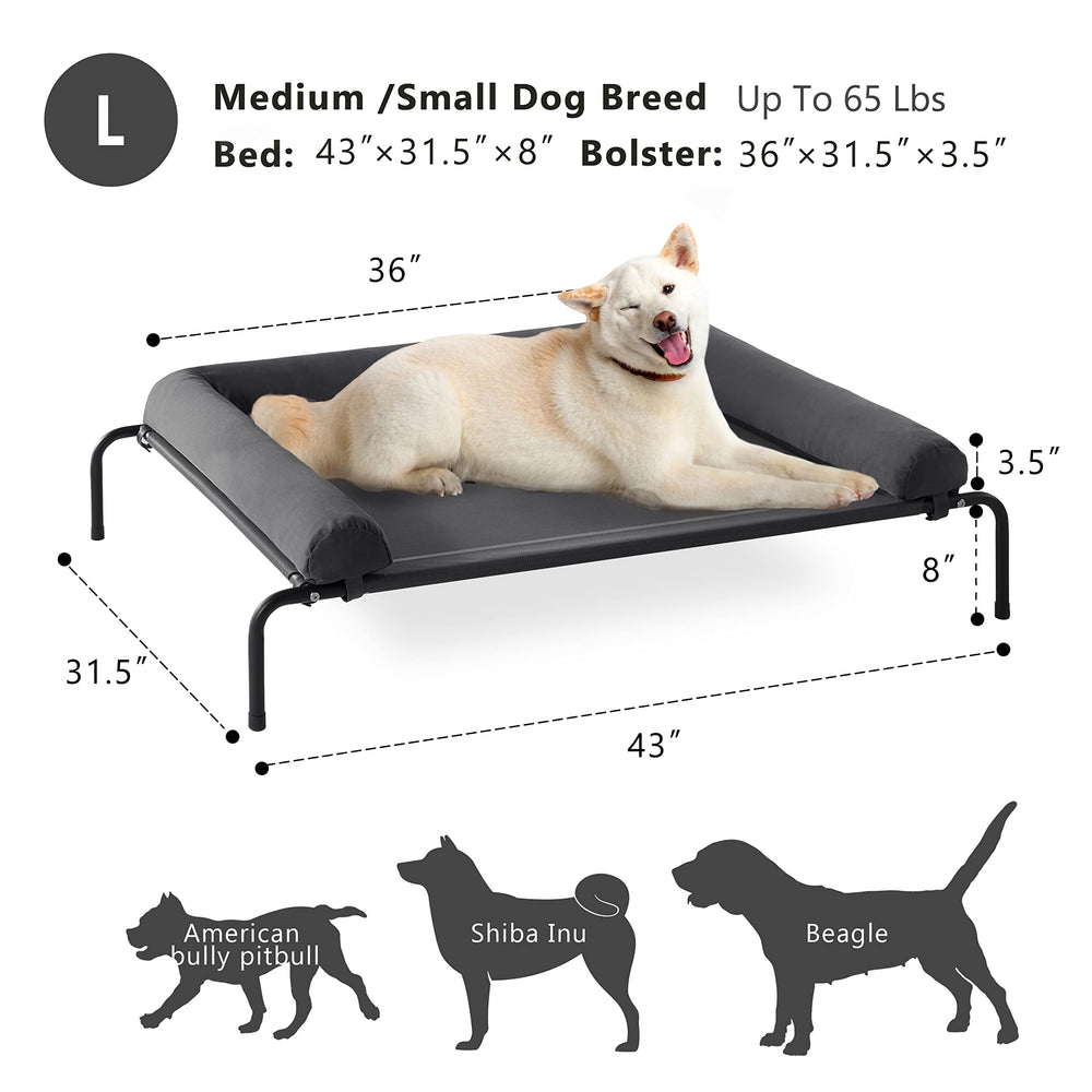 WESTERN HOME mesh surface promotes air flow for cooler resting.