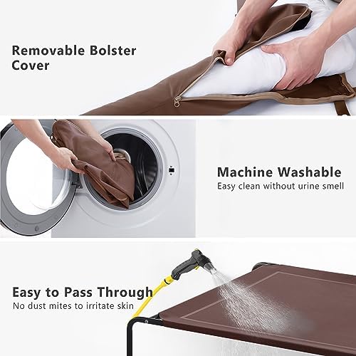 WESTERN HOME portable raised dog bed, easy to carry and setup.