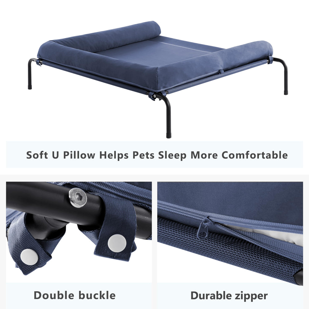WESTERN HOME removable waterproof bolster for easy cleaning after outdoor use