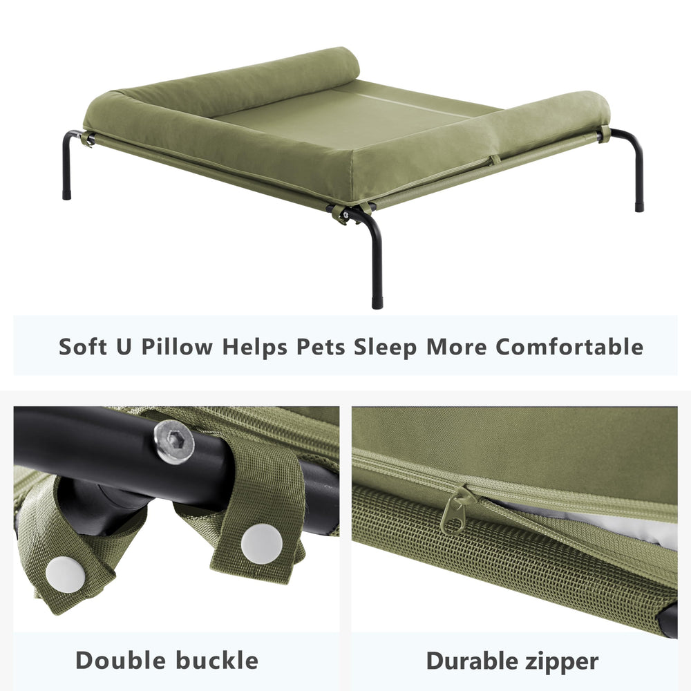 Western Home removable waterproof bolster emphasizes washable cushioning and protection