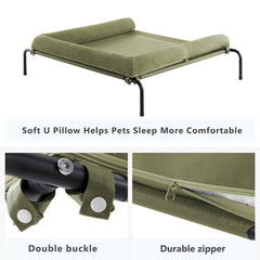 Western Home removable waterproof bolster emphasizes washable cushioning and protection
