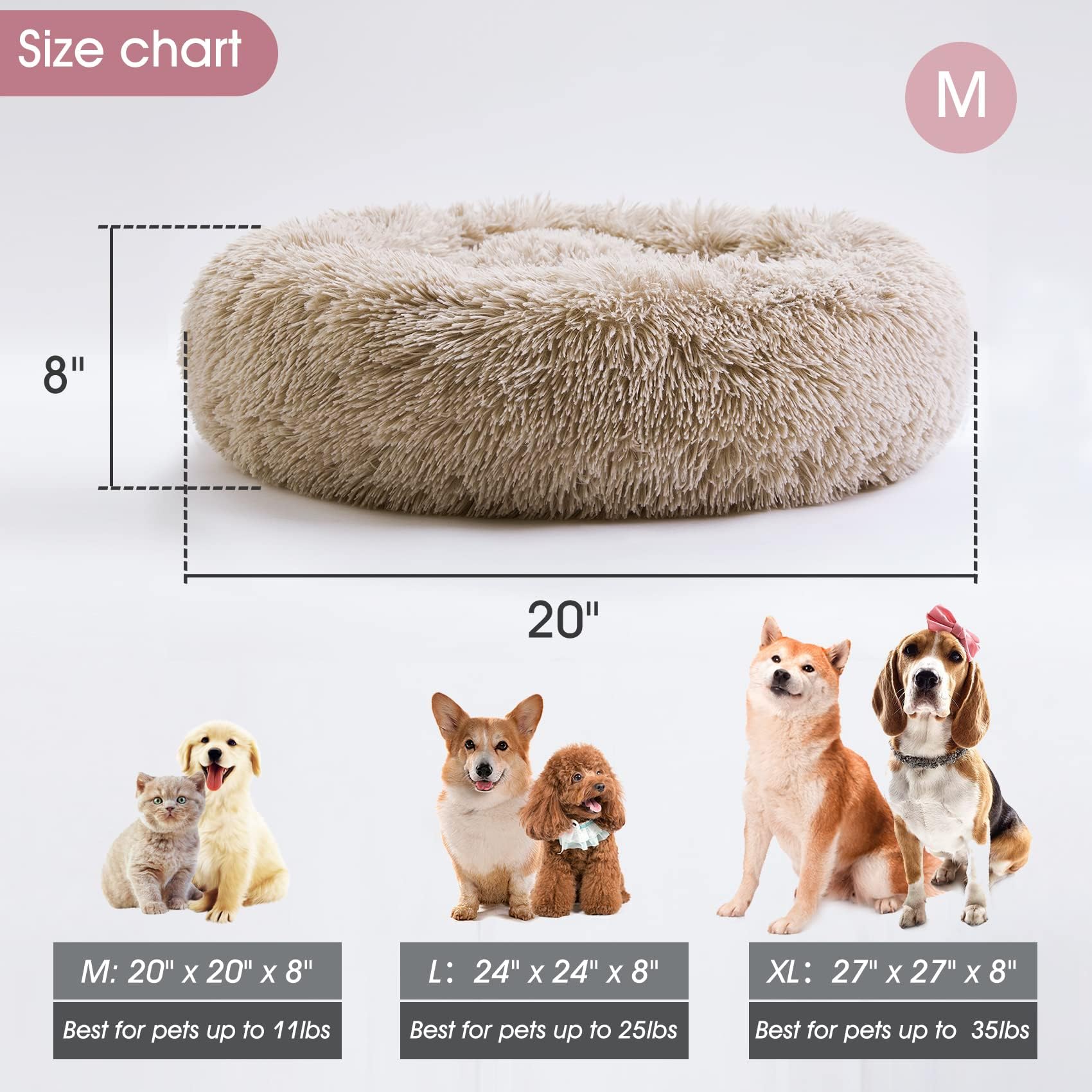 Western Home WH Calming Bed machine-washable for easy cleaning