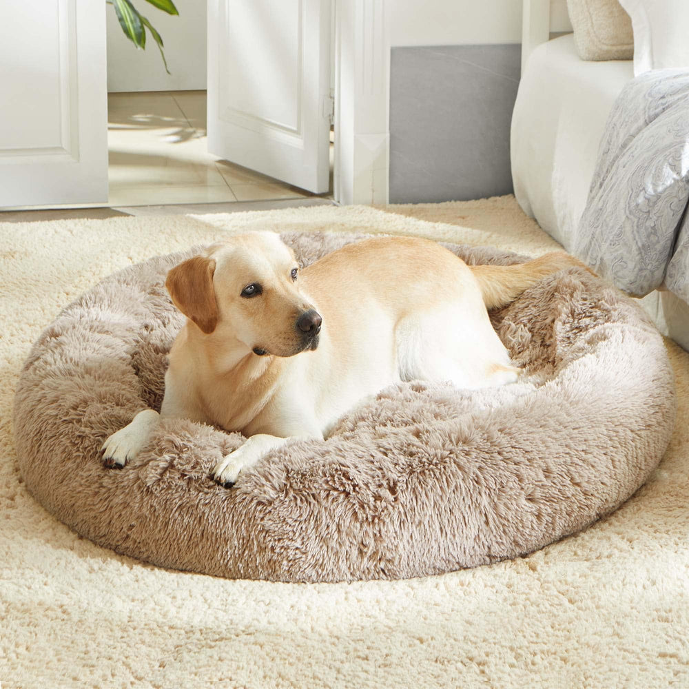 WESTERN HOME WH calming dog bed machine-washable for hassle-free maintenance.