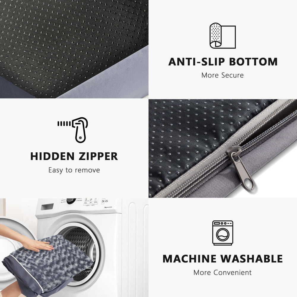 WESTERN HOME WH bed with removable cover allows easy machine washing.