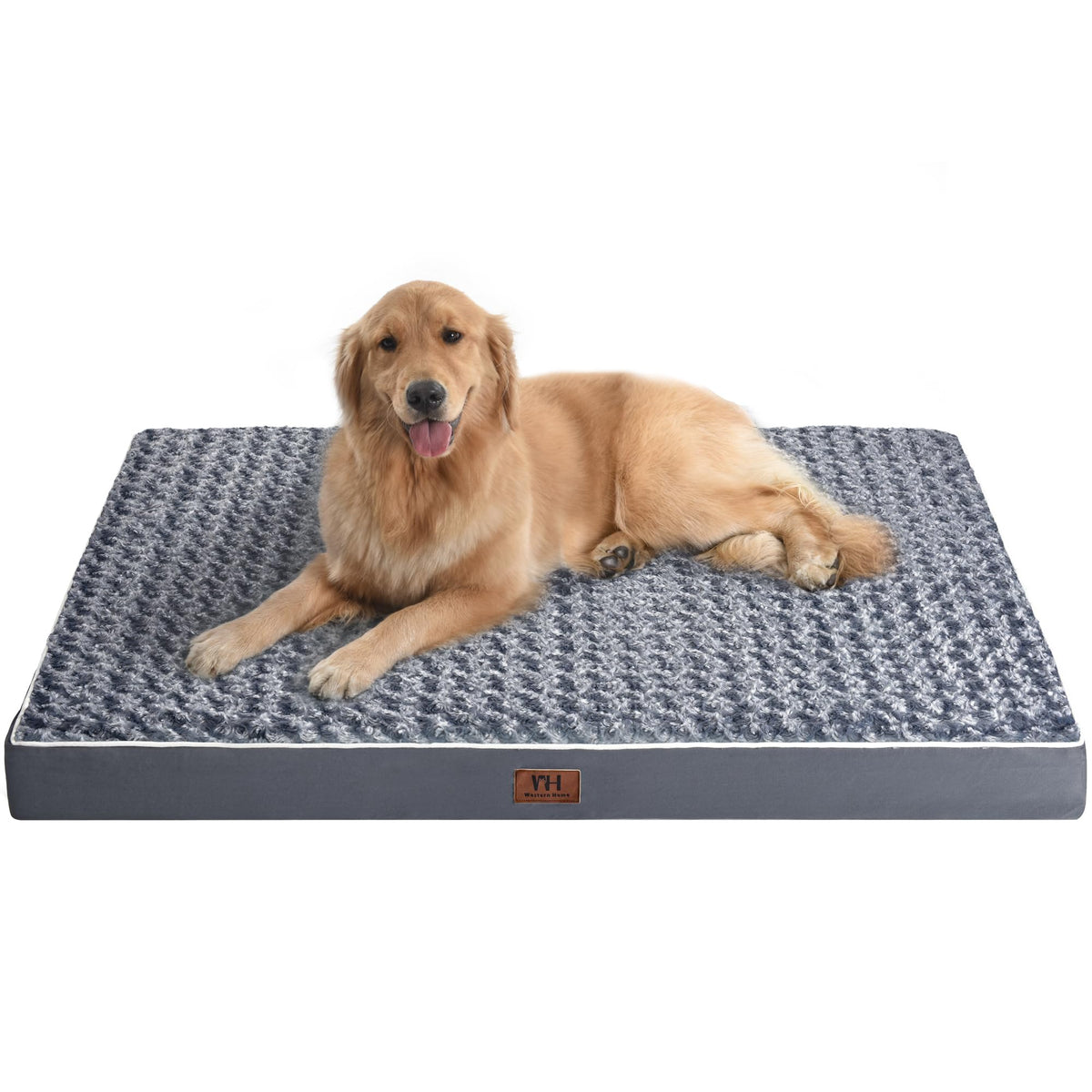 Western Home WH dog bed waterproof top cover protects the bed from spills.
