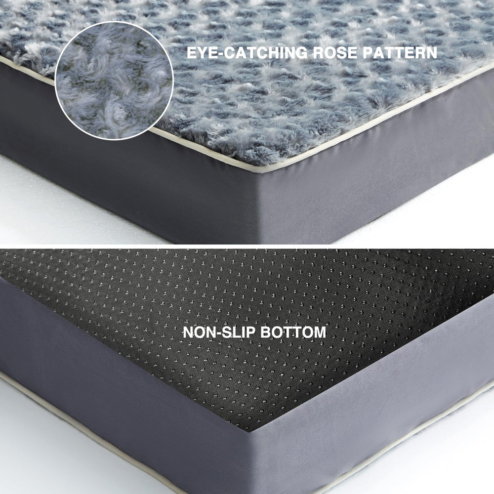 WESTERN HOME WH XL dog bed non-slip bottom keeps bed in place on various floors