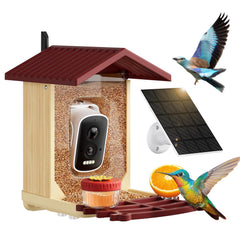 WESTHEY Bird Feeder Camera front view with 2.5K HD clarity for clear bird watching