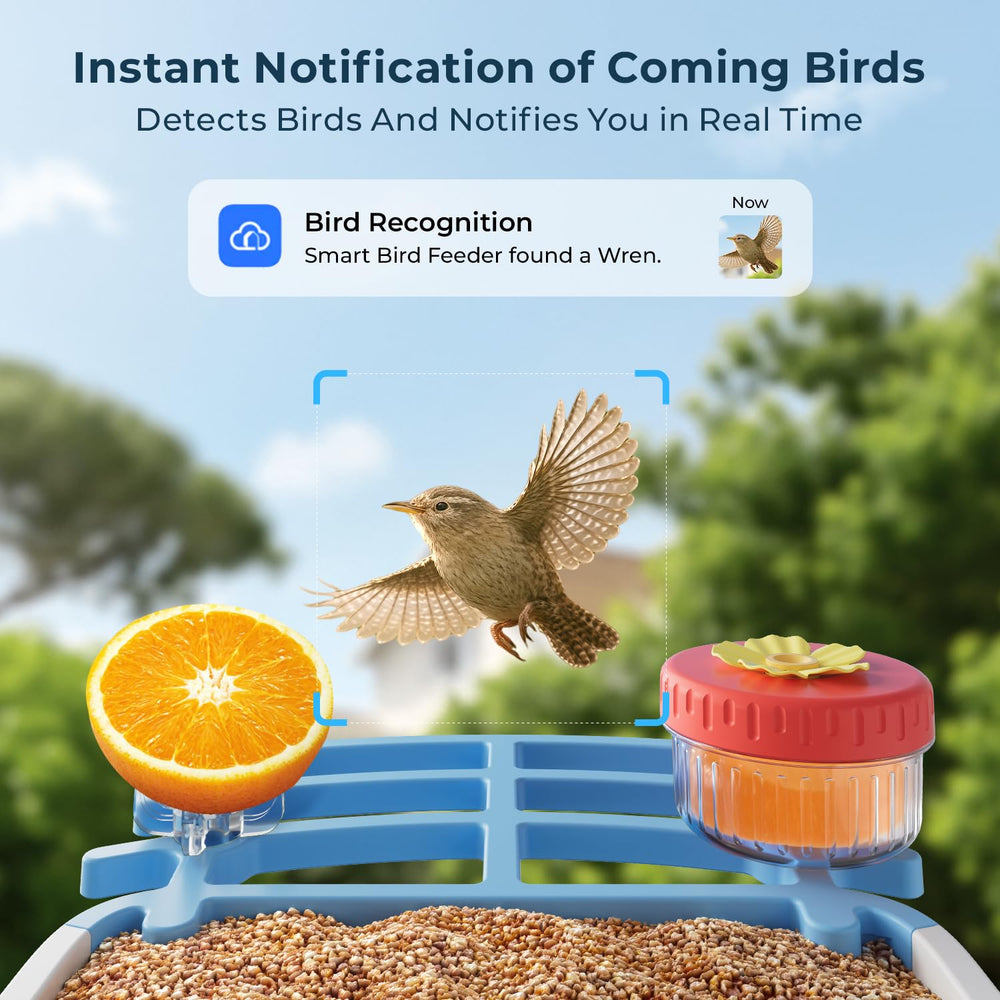 WESTHEY Bird Feeder IP66 waterproof for outdoor weather resilience