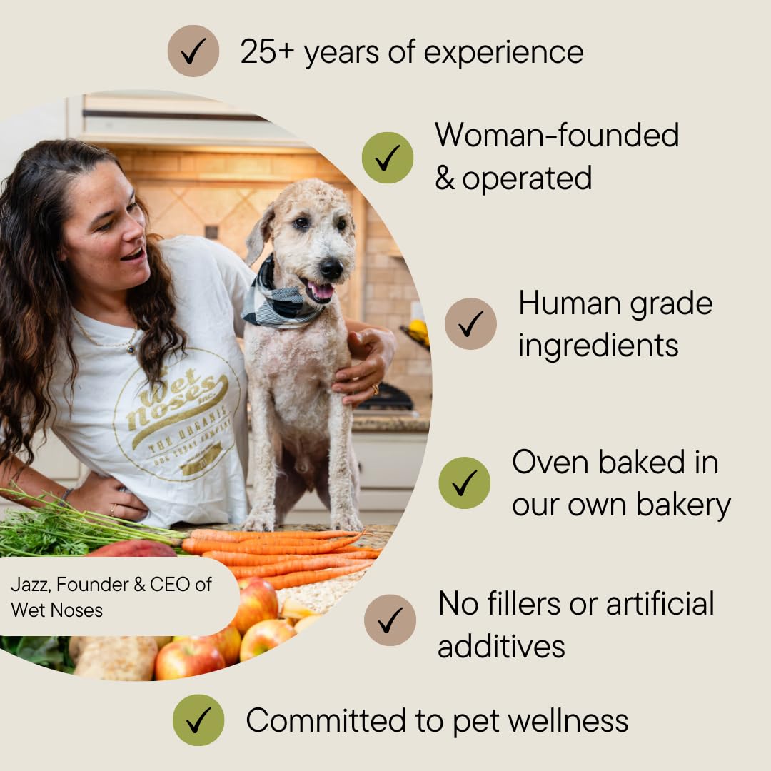 Wet Noses Organic Crunchy Dog Treats usa-made-crunch crunchy quality treat for dogs everywhere