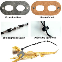 WEVONIGU Bearded Dragon Backpack Airflow Mesh ensures comfortable breathing.