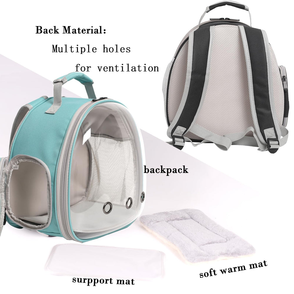 WEVONIGU bearded dragon backpack ventilation enhances airflow