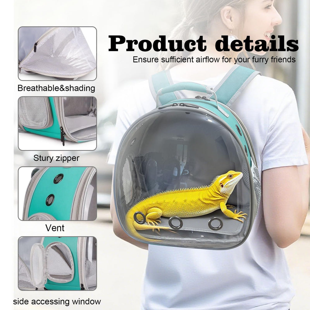 WEVONIGU expandable bunny backpack side ventilation mesh enhances air circulation during travel