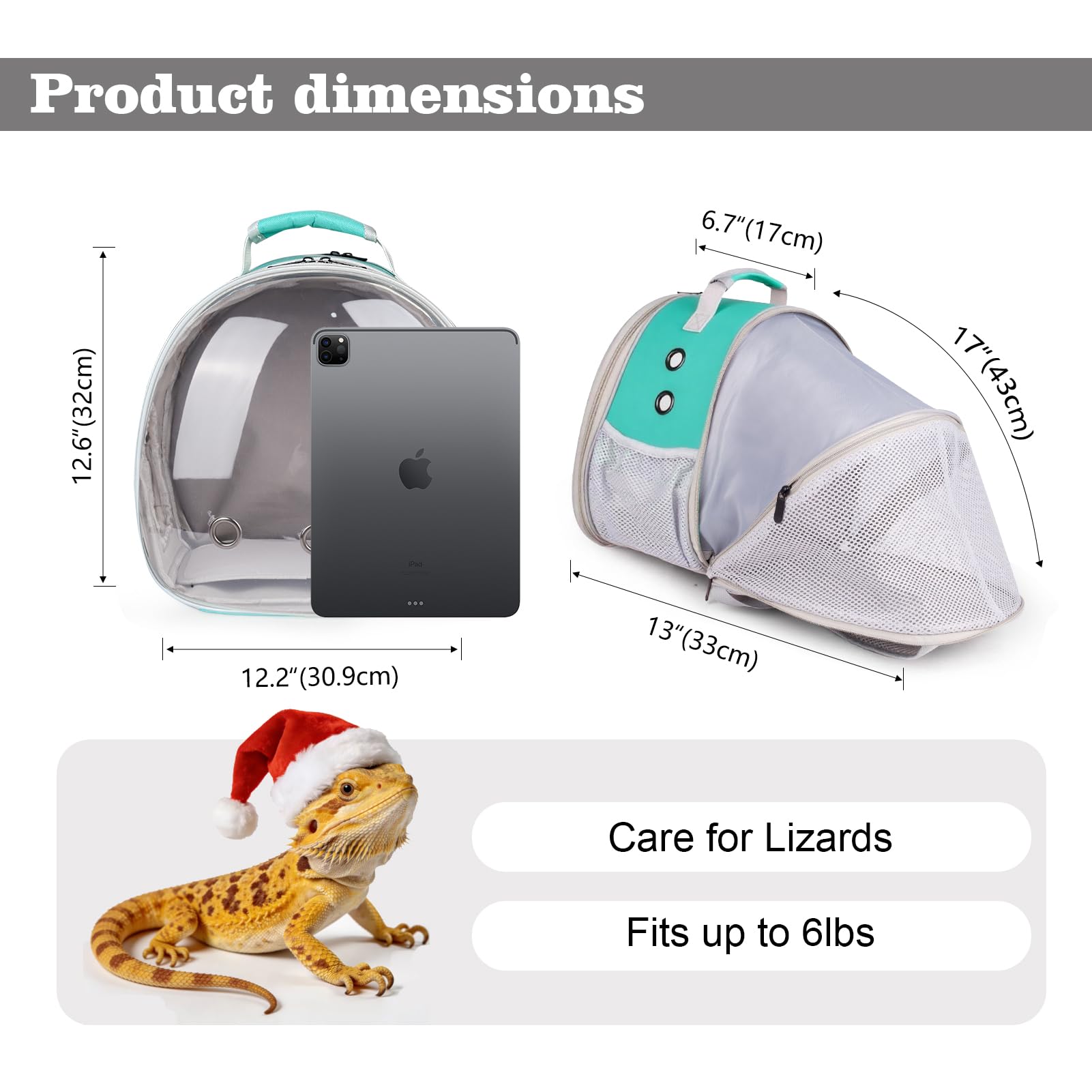 WEVONIGU expandable bunny backpack front ventilation holes promote airflow for pet comfort