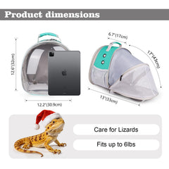 WEVONIGU expandable bunny backpack front ventilation holes promote airflow for pet comfort