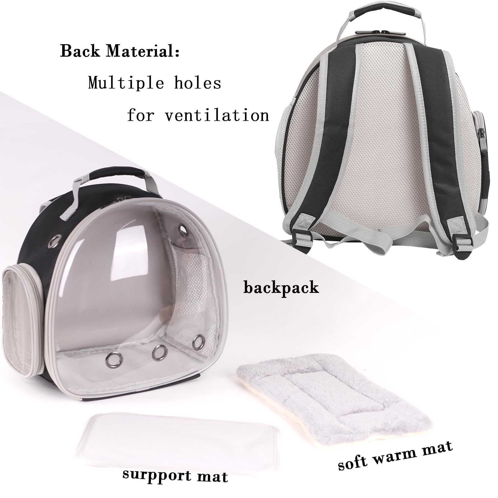 WEVONIGU five-vented backpack enhances airflow for comfort.