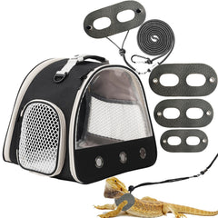 WEVONIGU leopard-gecko-portable-carrier compact travel solution for small pets
