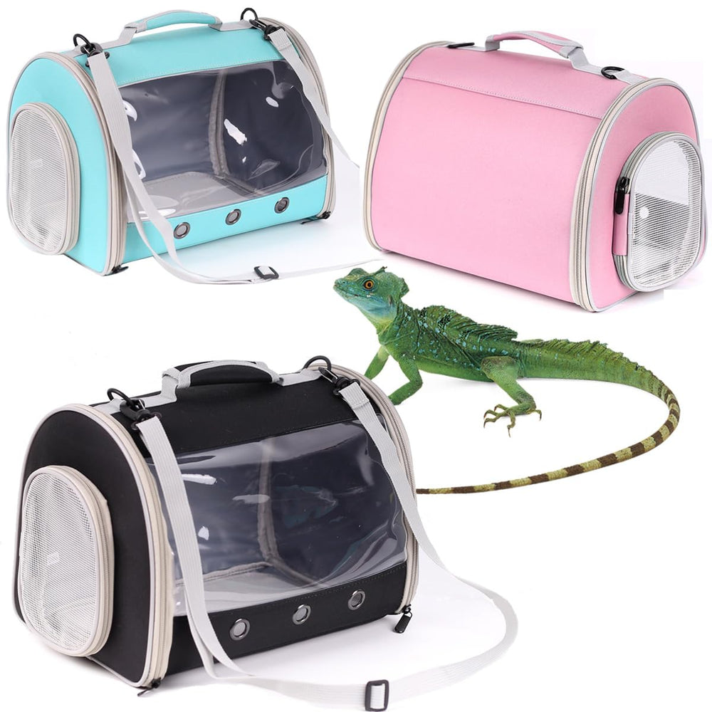 WEVONIGU small animal carrier with side pocket for toys and treats