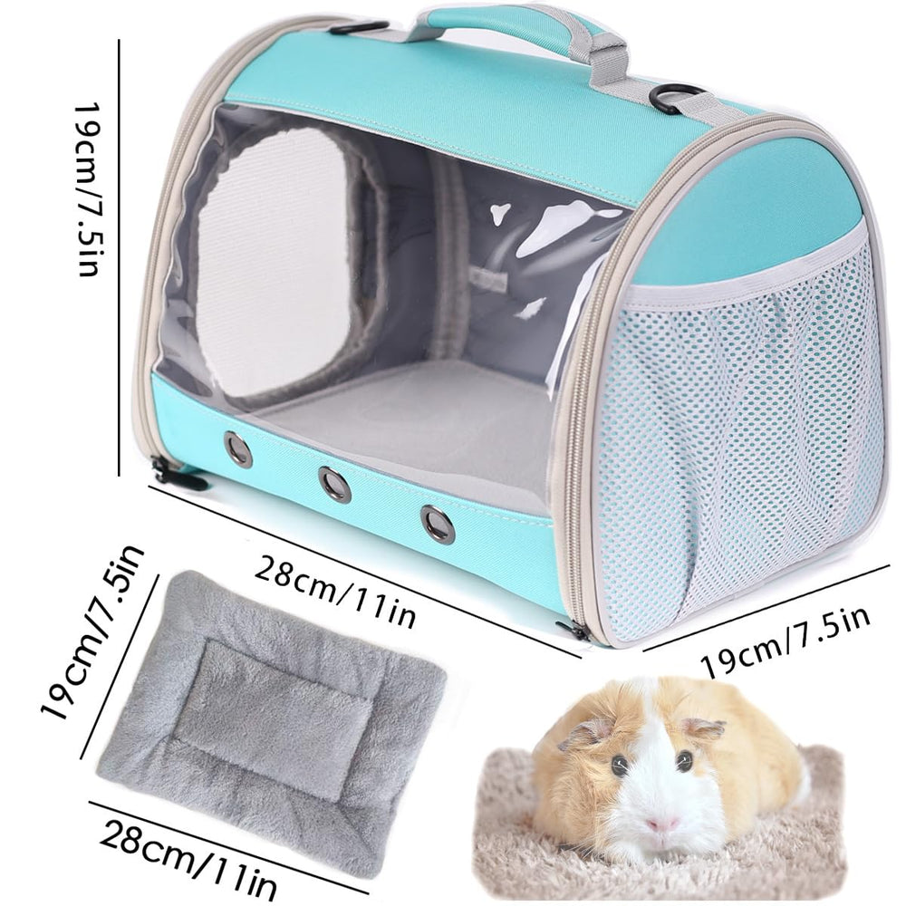 WEVONIGU transparent window front lets pets view surroundings.
