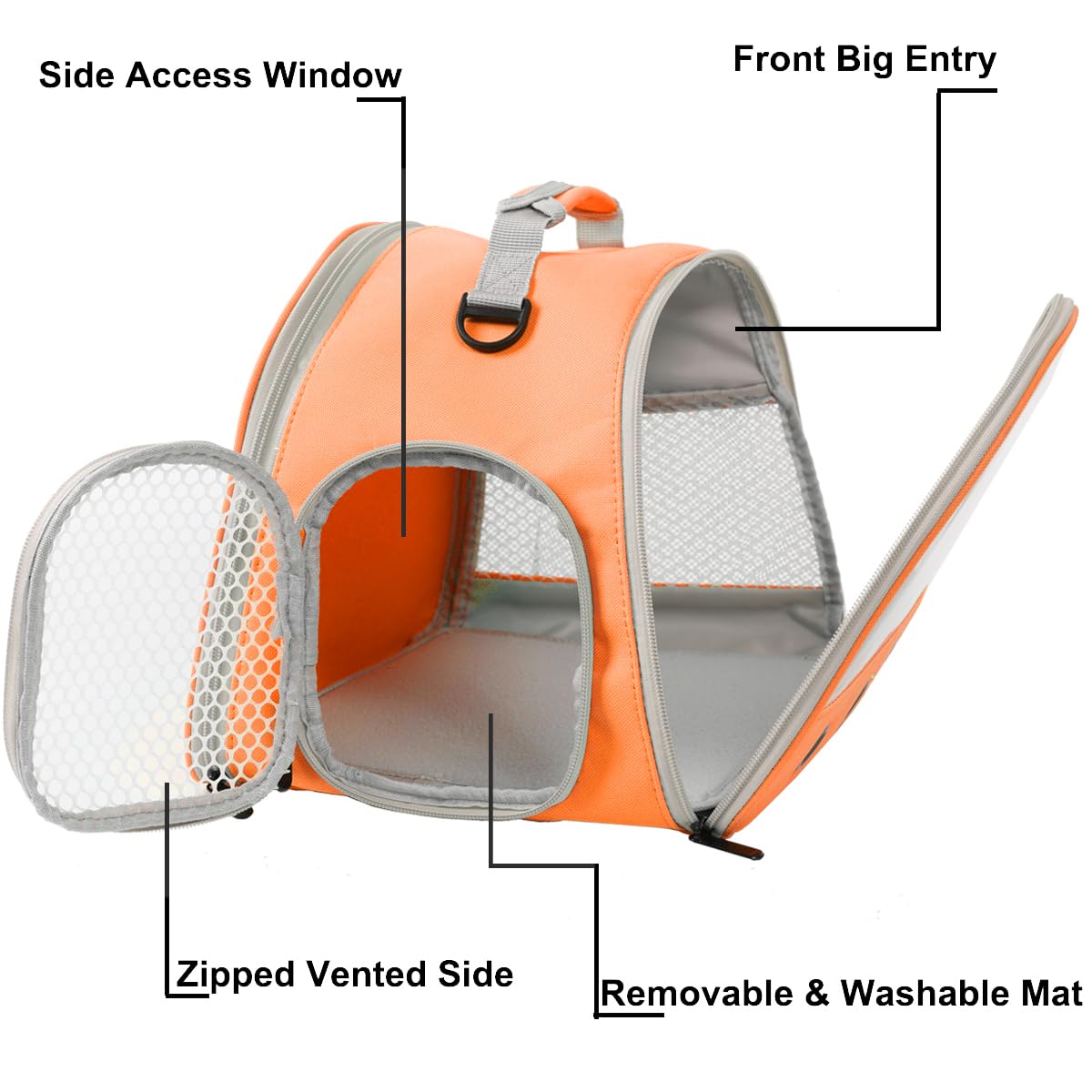 WEVONIGU removable washable support mat for quick setup and easy cleaning.