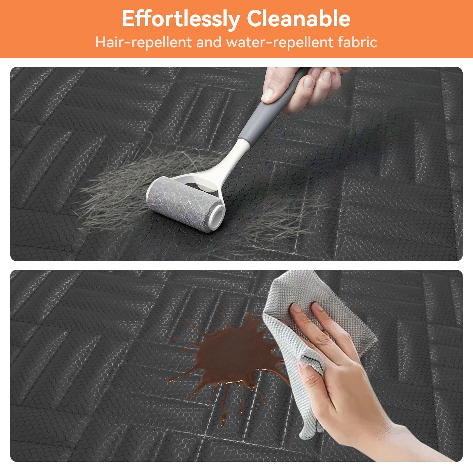 Wexyldra machine-washable fabric cleans easily after adventures.