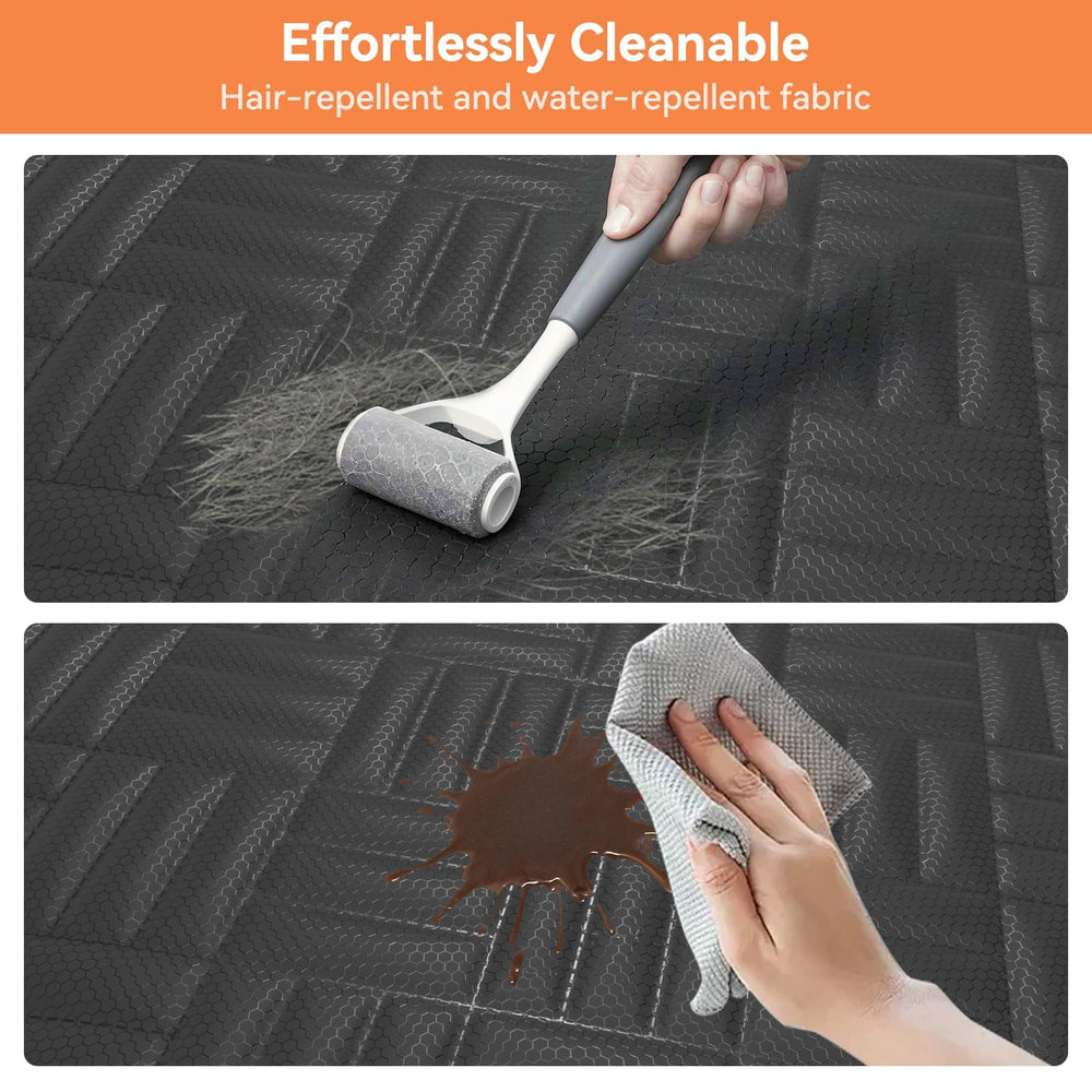 Wexyldra machine-washable fabric cleans easily after adventures.