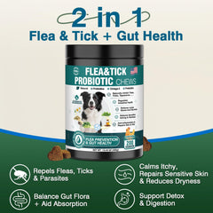 WEYILL probiotic chews chicken flavor shown as tasty gut health support.
