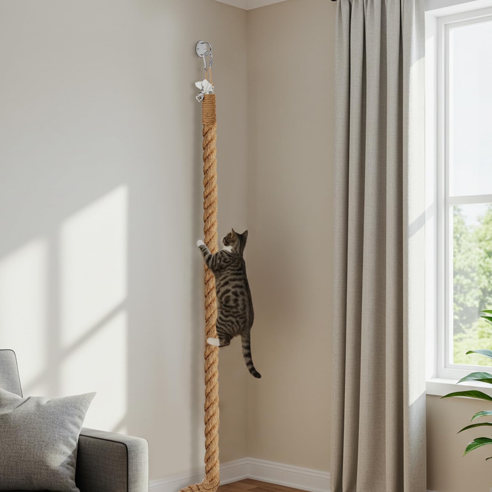 Weysat indoor-outdoor cat play station suited for apartments and yards.