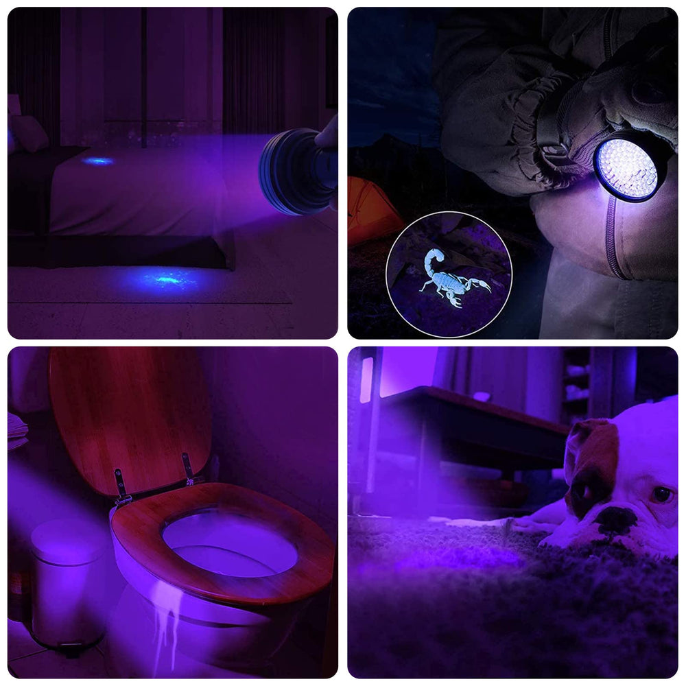 Whaply Black Light Flashlight supports kitchen stain detection and home discovery tasks