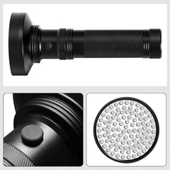 Whaply Black Light Flashlight rugged aluminum body with non-slip grip for outdoor use