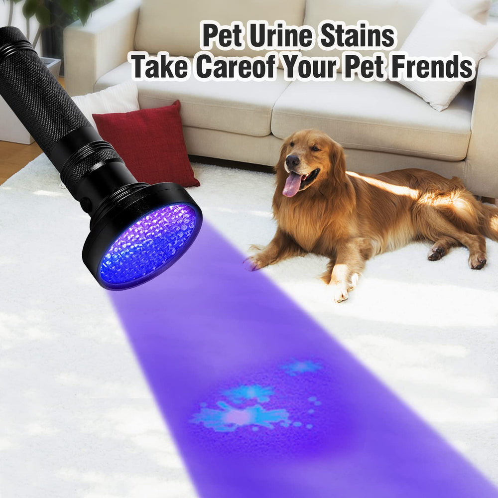 Whaply Black Light Flashlight waterproof and dustproof design supports rugged environments