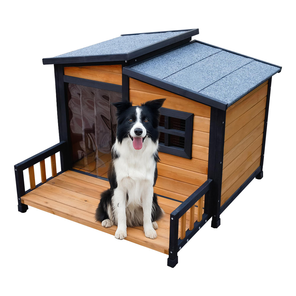 WHEGETED dog house ventilation system promotes fresh air throughout the space