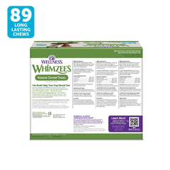 Whimzees Wellness small dog chews closeup; texture aids plaque control and gum health.