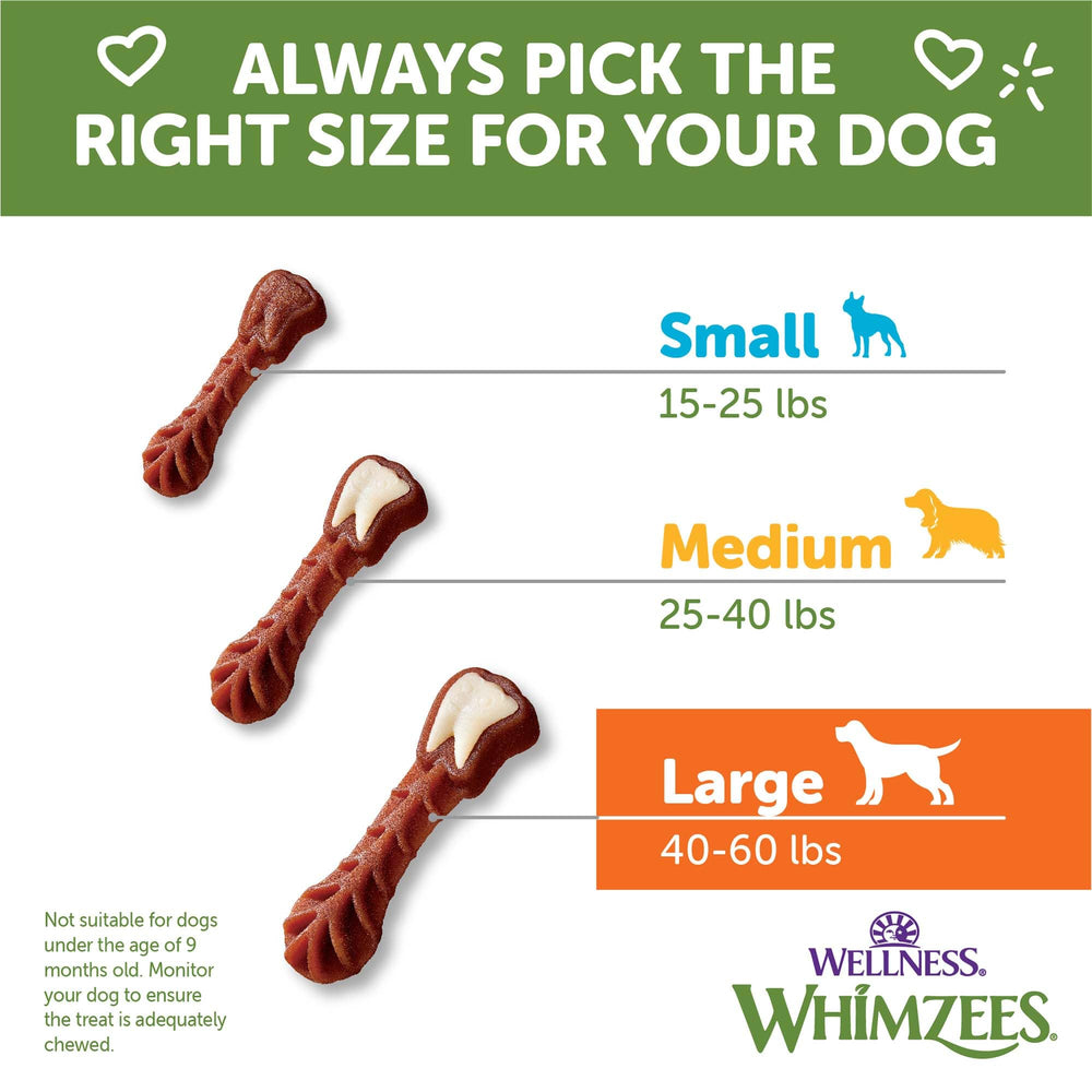 Whimzees Wellness Value Box daily dental treat ritual