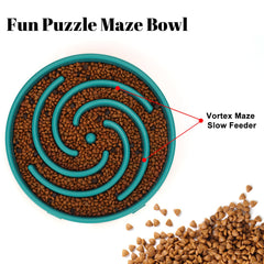 WHIPPY anti-slip dog bowl shows six pads, reducing spills and guarding floor cleanliness.