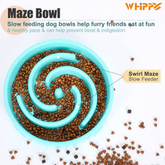 WHIPPY dog bowl anti-slip bottom keeps it steady during active eating