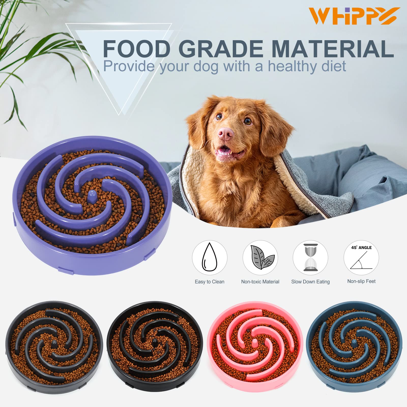 WHIPPY multi-color options expand feeding style and variety