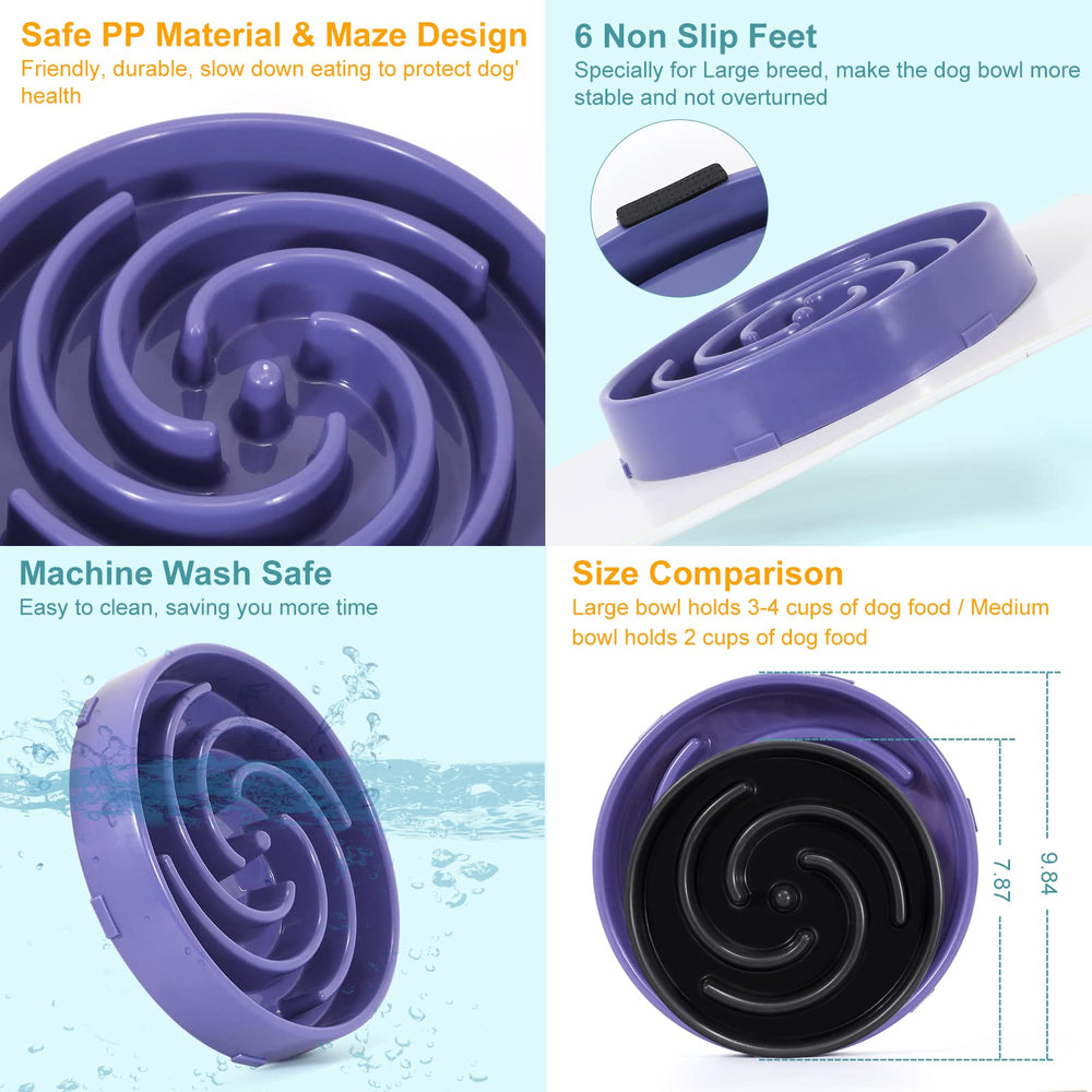 WHIPPY non-slip bottom pads keep the bowl steady during feeding