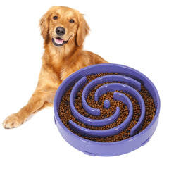 WHIPPY slow feeder bowl lavender front view promoting calmer mealtime