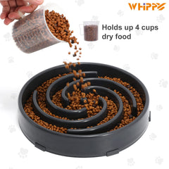 WHIPPY Maze pattern closeup showcases engaging maze design for slower meals