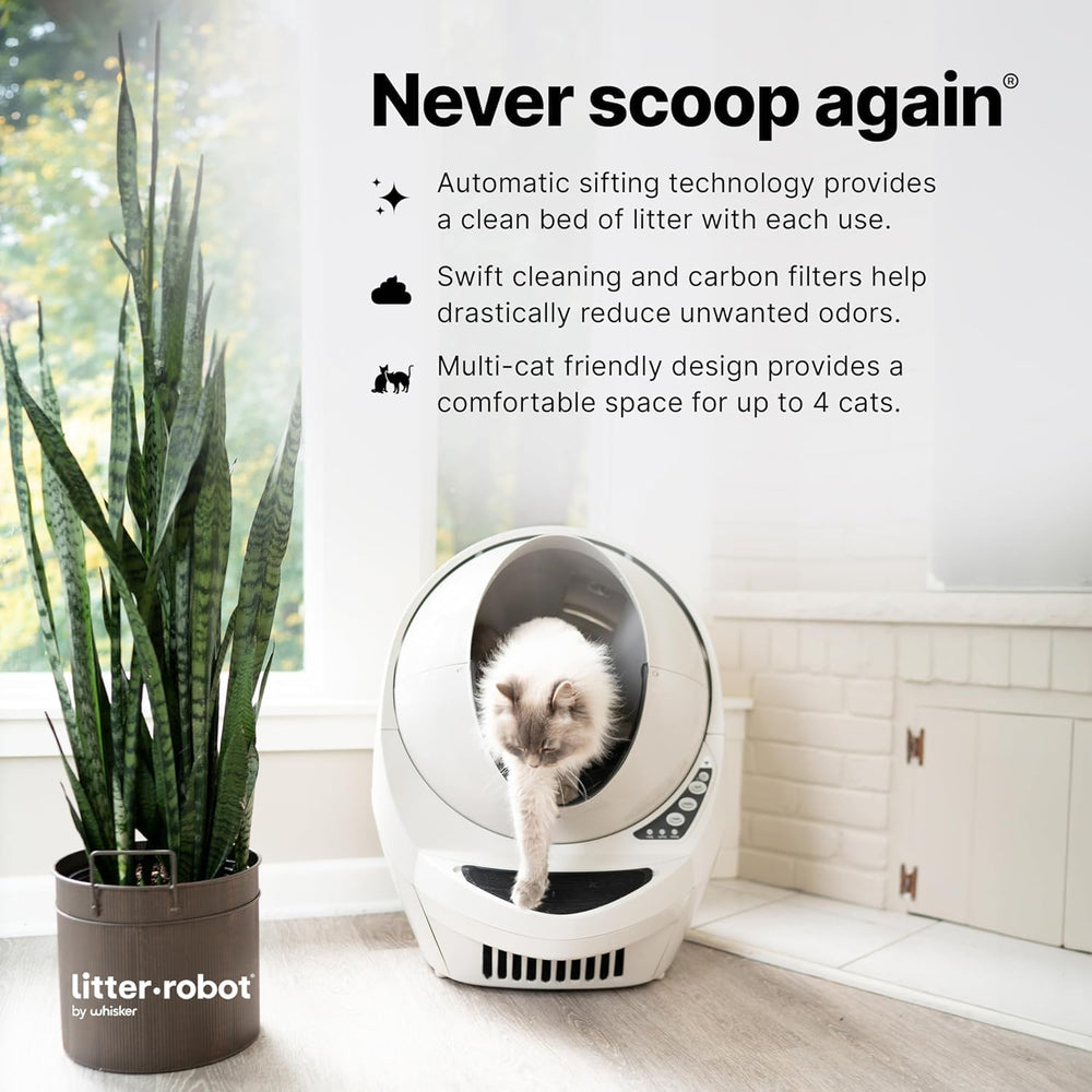 Whisker Litter-Robot 3 front-wall hooks secure filters quickly.